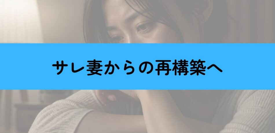 サレ妻から再構築
