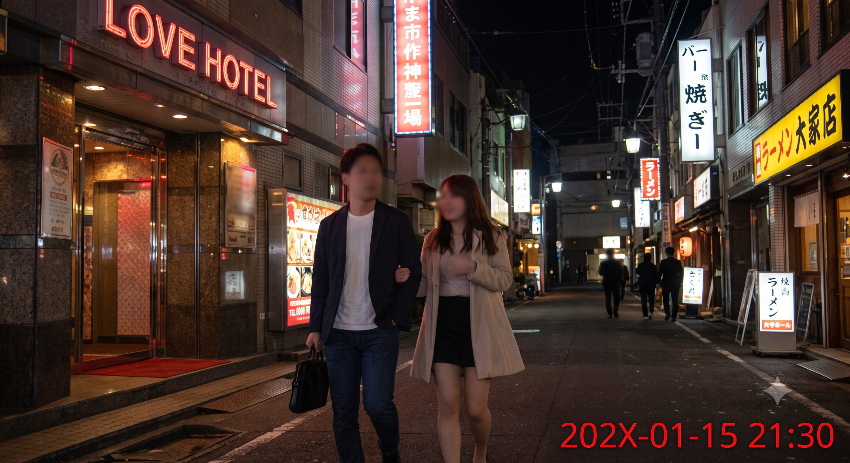 不倫の瞬間の写真